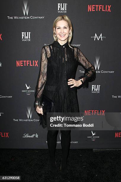 Kelly Rutherford attends The Weinstein Company and Netflix Golden Globe Party, presented with FIJI Water, Grey Goose Vodka, Lindt Chocolate, and...