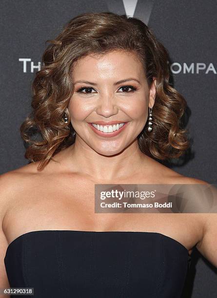 Actress Justina Machado attends The Weinstein Company and Netflix Golden Globe Party, presented with FIJI Water, Grey Goose Vodka, Lindt Chocolate,...