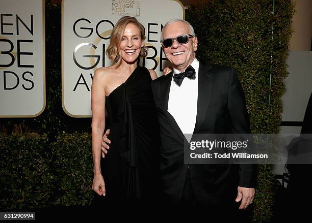 Gene Fogge and Len Fogge attend the 74th Annual Golden Globe Awards at The Beverly Hilton Hotel on January 8, 2017 in Beverly Hills, California.