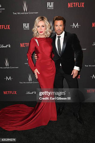 Actress Donna Mills attend The Weinstein Company and Netflix Golden Globe Party, presented with FIJI Water, Grey Goose Vodka, Lindt Chocolate, and...