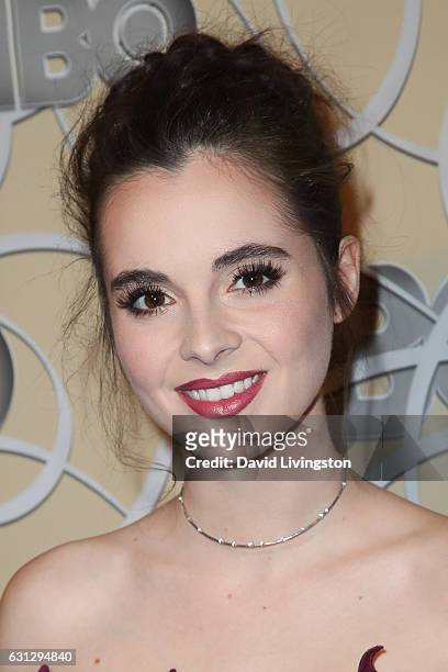 Actress Vanessa Marano arrives at HBO's Official Golden Globe Awards after party at the Circa 55 Restaurant on January 8, 2017 in Los Angeles,...