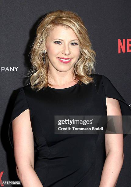 Actress Jodie Sweetin attends The Weinstein Company and Netflix Golden Globe Party, presented with FIJI Water, Grey Goose Vodka, Lindt Chocolate, and...