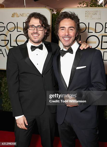 Dan Cohen and Sean Levy attend the 74th Annual Golden Globe Awards at The Beverly Hilton Hotel on January 8, 2017 in Beverly Hills, California.