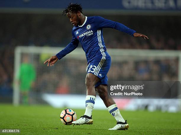 Chelsea's Michy Batshuayi during The Emirates F A Cup - Third Round match between Chelsea against Peterborough United at Stamford Bridge, London,...