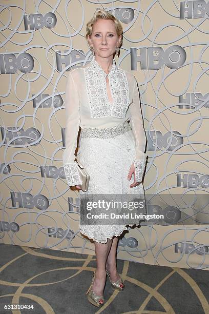 Actress Anne Heche arrives at HBO's Official Golden Globe Awards after party at the Circa 55 Restaurant on January 8, 2017 in Los Angeles, California.