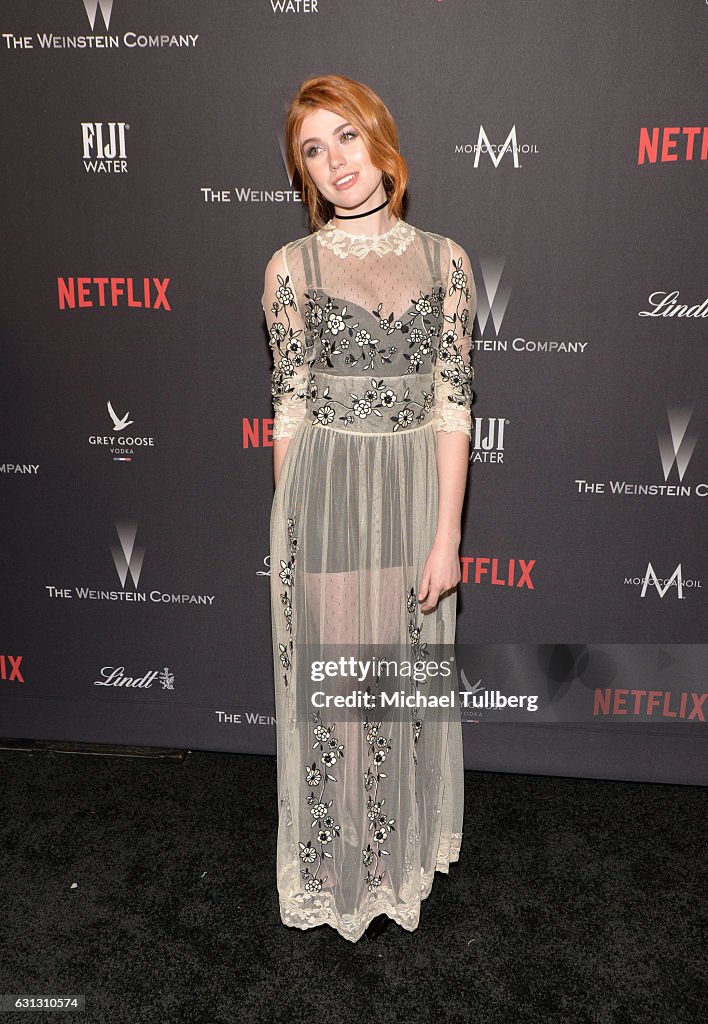 2017 Weinstein Company And Netflix Golden Globes After Party - Arrivals
