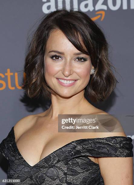 Milana Vayntrub attends the Amazon Studios Golden Globes Party at The Beverly Hilton Hotel on January 8, 2017 in Beverly Hills, California.