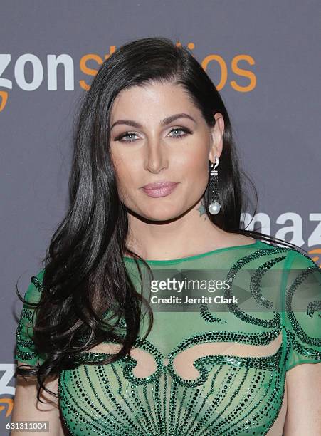 Actress Trace Lysette attends the Amazon Studios Golden Globes Party at The Beverly Hilton Hotel on January 8, 2017 in Beverly Hills, California.