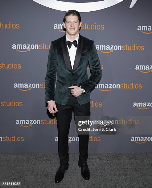 Actor Alex MacNicoll attends the Amazon Studios Golden Globes Party at The Beverly Hilton Hotel on January 8, 2017 in Beverly Hills, California.
