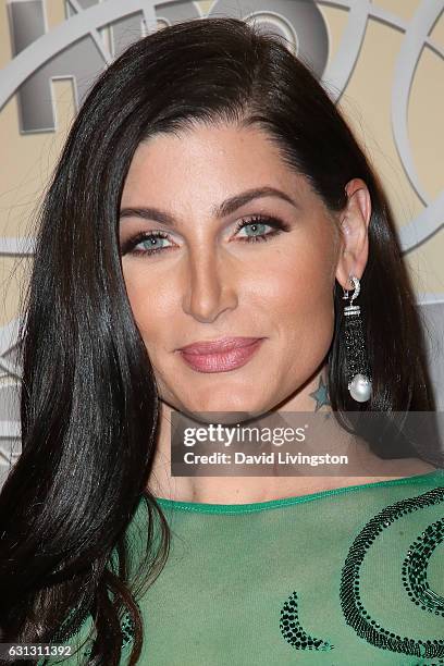 Actress Trace Lysette arrives at HBO's Official Golden Globe Awards after party at the Circa 55 Restaurant on January 8, 2017 in Los Angeles,...