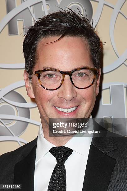 Actor Dan Bucatinsky arrives at HBO's Official Golden Globe Awards after party at the Circa 55 Restaurant on January 8, 2017 in Los Angeles,...