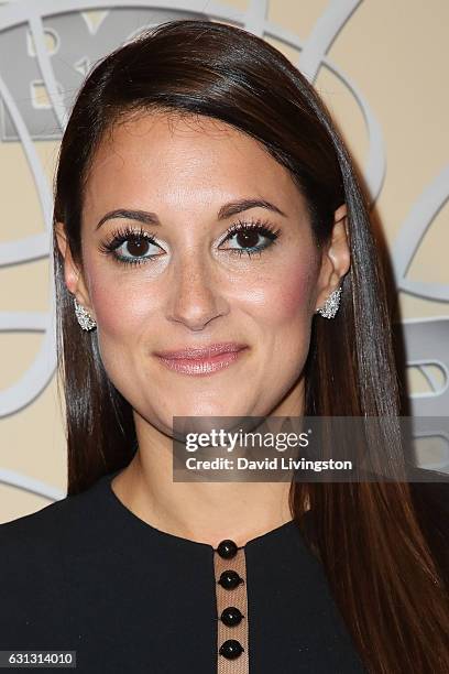 Actress Angelique Cabral arrives at HBO's Official Golden Globe Awards after party at the Circa 55 Restaurant on January 8, 2017 in Los Angeles,...