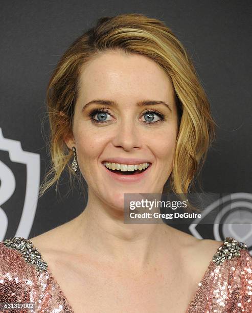 Actress Claire Foy arrives at the 18th Annual Post-Golden Globes Party hosted by Warner Bros. Pictures and InStyle at The Beverly Hilton Hotel on...
