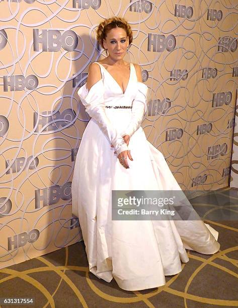 Actress Sarah Jessica Parker attends HBO's Official Golden Globe Awards After Party at Circa 55 Restaurant on January 8, 2017 in Los Angeles,...
