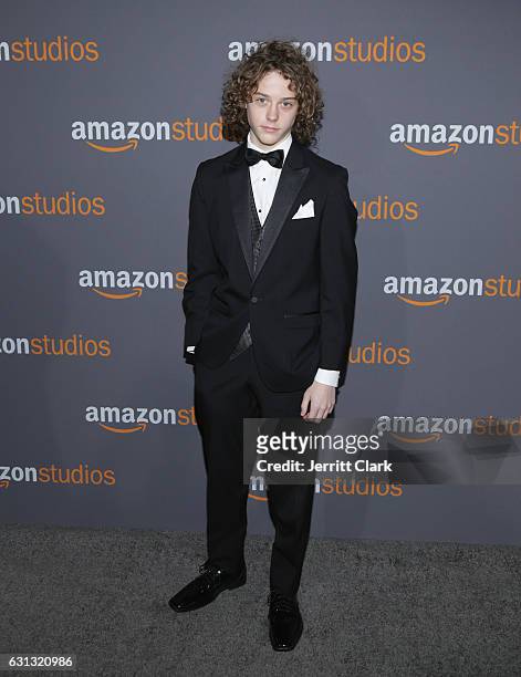 Actor Britain Dalton attends the Amazon Studios Golden Globes Party at The Beverly Hilton Hotel on January 8, 2017 in Beverly Hills, California.