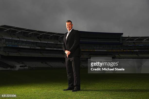 Ashley Giles the Sport Director of Warwickshire County Cricket Club poses at Edgbaston on January 9, 2017 in Birmingham, England.