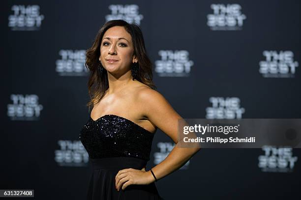 Nadine Kessler of Germany during The Best FIFA Football Awards 2016 on January 9, 2017 in Zurich, Switzerland.