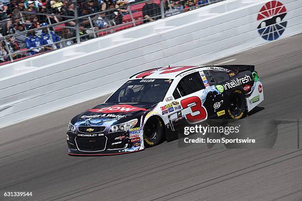 Austin Dillon Richard Childress Racing Chevrolet Impala SS during the Kobalt 400 NASCAR Sprint Cup Series race on March 6 at Las Vegas Motor Speedway...