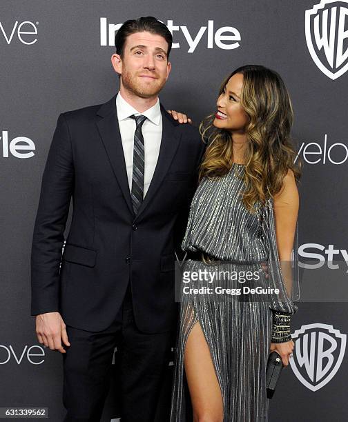 Actress Jamie Chung and husband Bryan Greenberg arrive at the 18th Annual Post-Golden Globes Party hosted by Warner Bros. Pictures and InStyle at The...