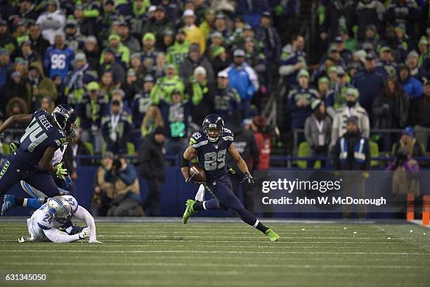 Playoffs: Seattle Seahawks Doug Baldwin in action vs Detroit Lions at CenturyLink Field. Seattle, WA 1/7/2017 CREDIT: John W. McDonough