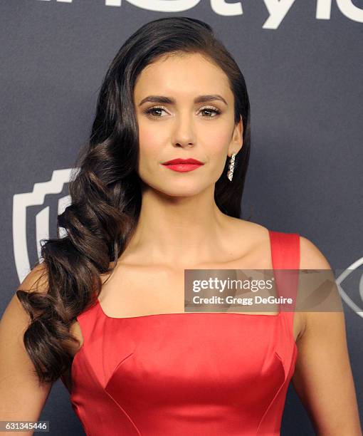 Actress Nina Dobrev arrives at the 18th Annual Post-Golden Globes Party hosted by Warner Bros. Pictures and InStyle at The Beverly Hilton Hotel on...