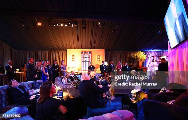 General view of atmosphere at the Universal, NBC, Focus Features, E! Entertainment Golden Globes after party sponsored by Chrysler on January 8, 2017...