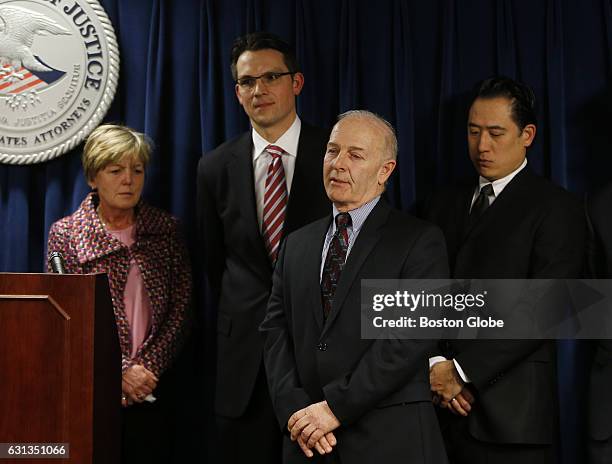 Mike Rizzo, center, whose son Jonathan Rizzo was murdered by Gary Lee...  News Photo - Getty Images