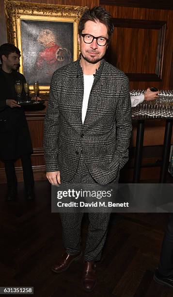 Oliver Spencer attends the London Fashion Week Men's closing night dinner hosted by Dylan Jones, Jefferson Hack and the LFWM ambassadors at MNKY HSE...