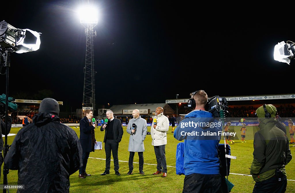 Cambridge United v Leeds United - The Emirates FA Cup Third Round