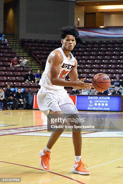 Trey Touchet of the UTEP Miners during the UTEP Miners 85-75 victory over the Western Michigan Broncos in the second round of the Charleston Classic...