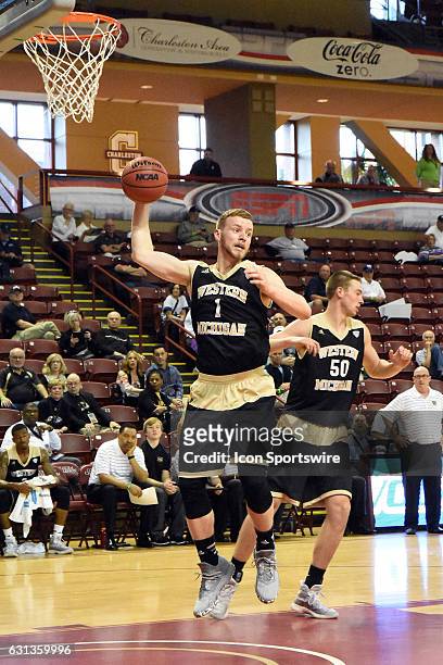 Tucker Haymond of the Western Michigan Broncos during the UTEP Miners 85-75 victory over the Western Michigan Broncos in the second round of the...