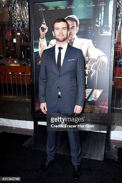 Photographer Austin Swift attends the premiere of Warner Bros. Pictures' "Live By Night" at TCL Chinese Theatre on January 9, 2017 in Hollywood,...