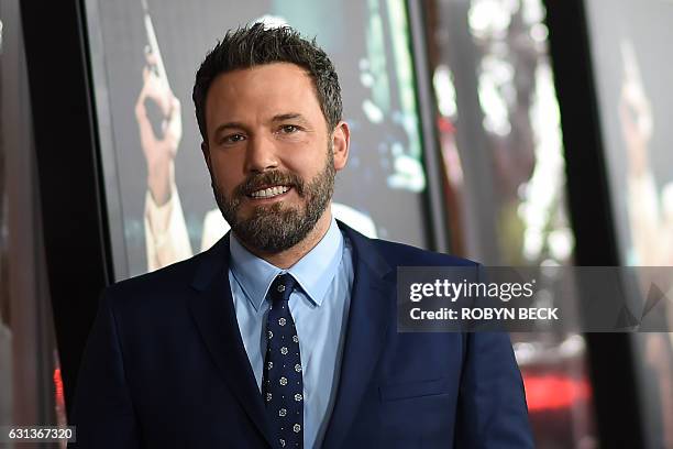 Actor Ben Affleck arrives for the world premiere of Warner Bros. "Live By Night," January 9, 2017 at the TCL Chinese Theater in Hollywood,...