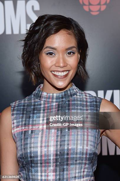 Actress Jessalyn Wanlim attends the CBC world premiere VIP screening of "Workin' Moms" at TIFF Bell Lightbox on January 9, 2017 in Toronto, Canada.