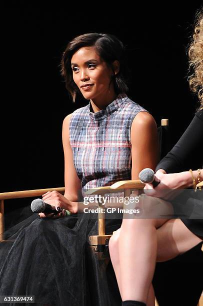 Actress Jessalyn Wanlim attends the CBC world premiere VIP screening of "Workin' Moms" at TIFF Bell Lightbox on January 9, 2017 in Toronto, Canada.