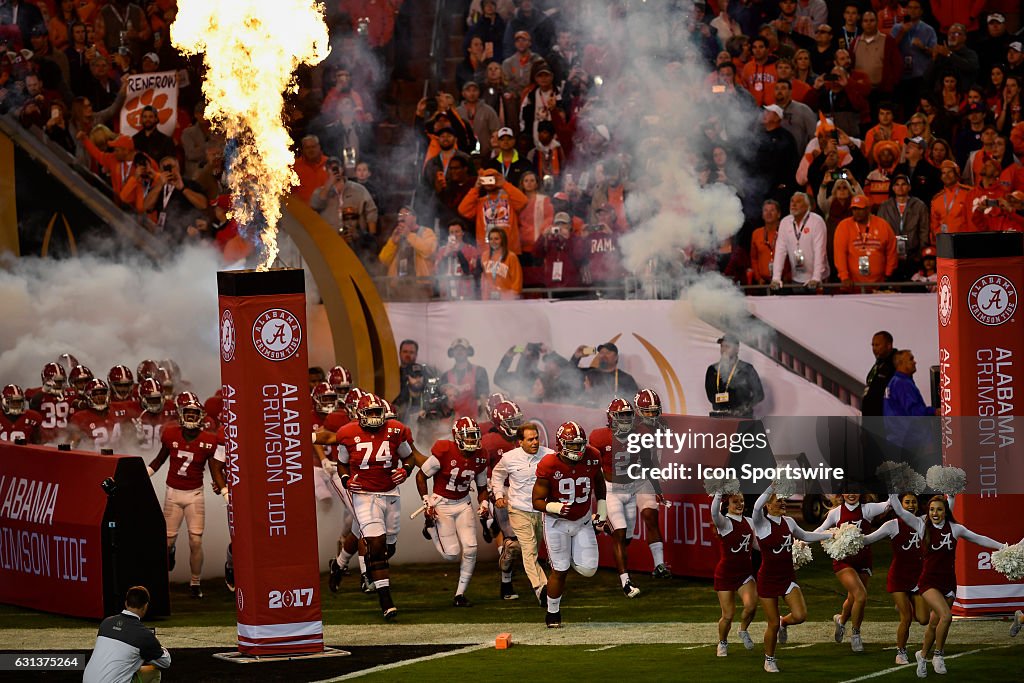 NCAA FOOTBALL: JAN 09 CFP National Championship - Clemson v Alabama