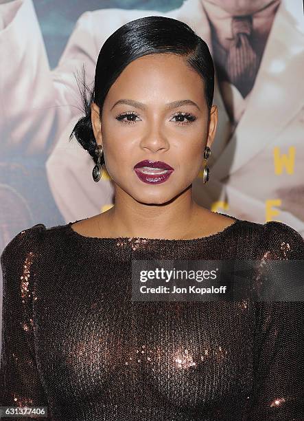 Actress Christina Milian arrives at the Premiere of "Live By Night" at TCL Chinese Theatre on January 9, 2017 in Hollywood, California.