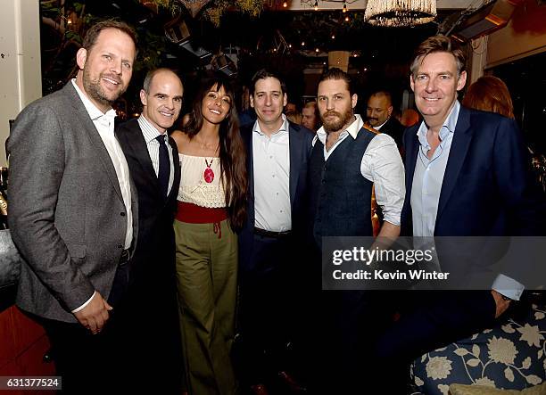 Nick Grad, President, Original Programming, FX Networks, actor Michael Kelly, actress Oona Chaplin, Eric Schrier, President, Original Programming, FX...