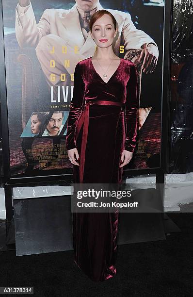 Actress Lotte Verbeek arrives at the Premiere of "Live By Night" at TCL Chinese Theatre on January 9, 2017 in Hollywood, California.