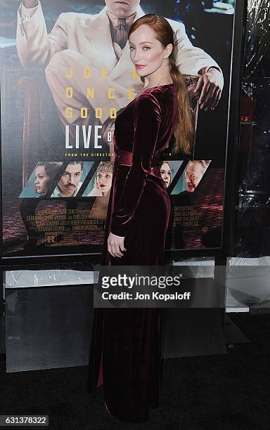 Actress Lotte Verbeek arrives at the Premiere of "Live By Night" at TCL Chinese Theatre on January 9, 2017 in Hollywood, California.