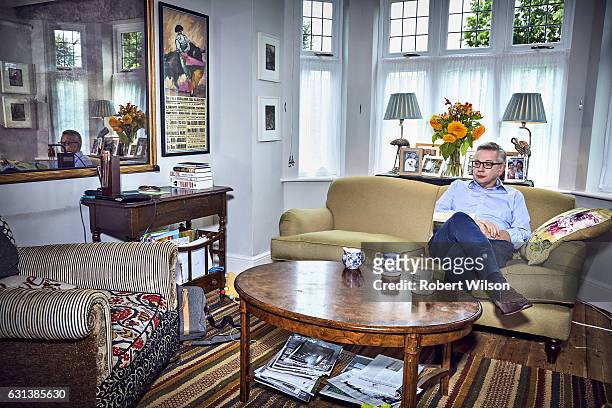 Conservative party politician Michael Gove is photographed for the Times on September 20, 2016 in London, England.