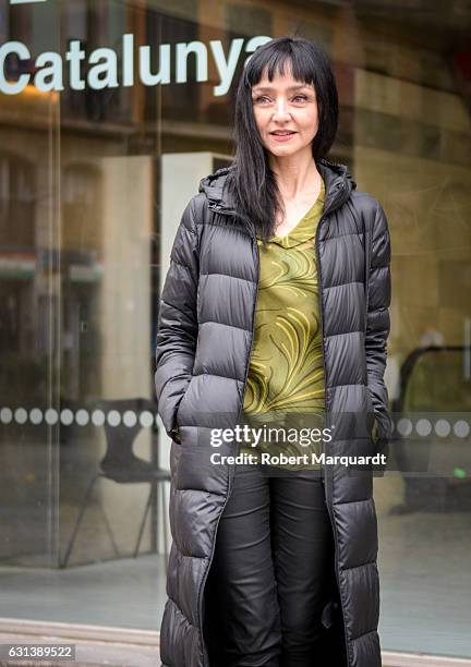 Maria De Medeiros poses during a photocall at the FilmoTeca de Catalunya on January 10, 2017 in Barcelona, Spain.