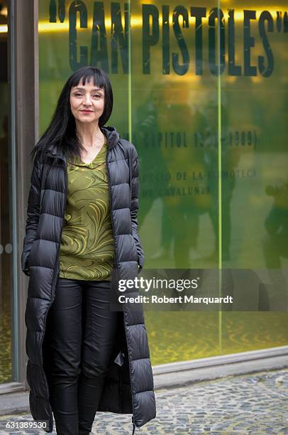 Maria De Medeiros poses during a photocall at the FilmoTeca de Catalunya on January 10, 2017 in Barcelona, Spain.