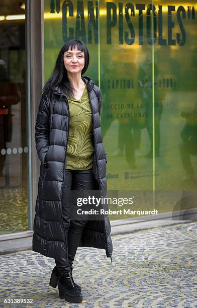 Maria De Medeiros poses during a photocall at the FilmoTeca de Catalunya on January 10, 2017 in Barcelona, Spain.