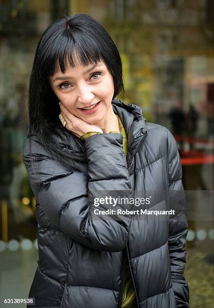 Maria De Medeiros poses during a photocall at the FilmoTeca de Catalunya on January 10, 2017 in Barcelona, Spain.