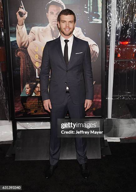 Actor Austin Swift arrives at the Premiere Of Warner Bros. Pictures' 'Live By Night' at TCL Chinese Theatre on January 9, 2017 in Hollywood,...