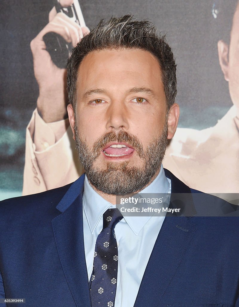 Premiere Of Warner Bros. Pictures' "Live By Night" - Arrivals