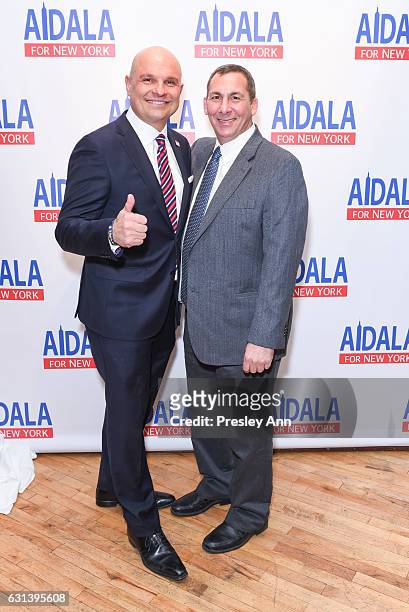 Arthur Aidala and Adam Goldstein attend Arthur Aidala for New York Fundraiser at The Liberty Warehouse on January 9, 2017 in Brooklyn, New York.