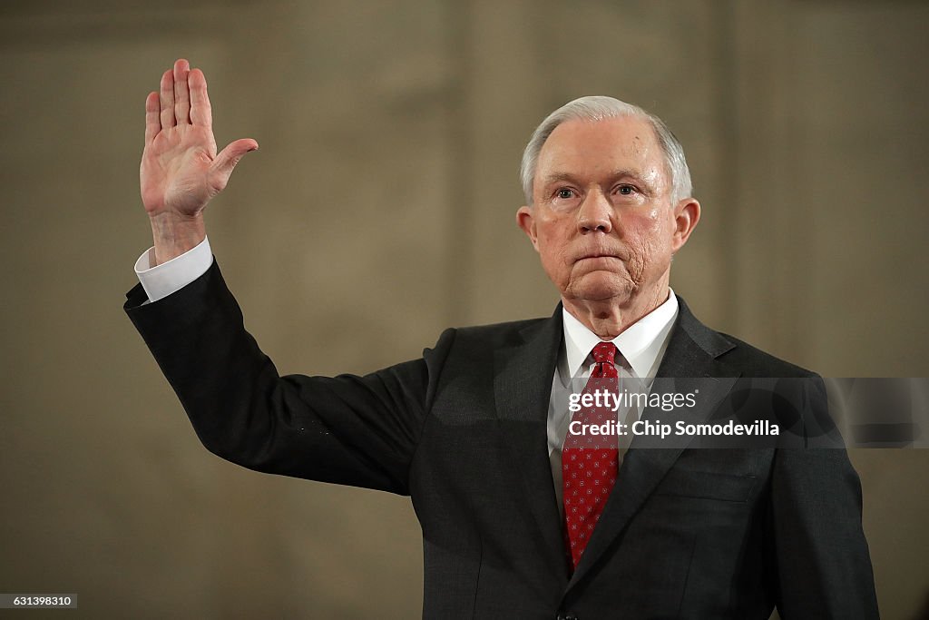 Sen. Jeff Sessions Testifies At His Senate Confirmation Hearing To Become Country's Attorney General