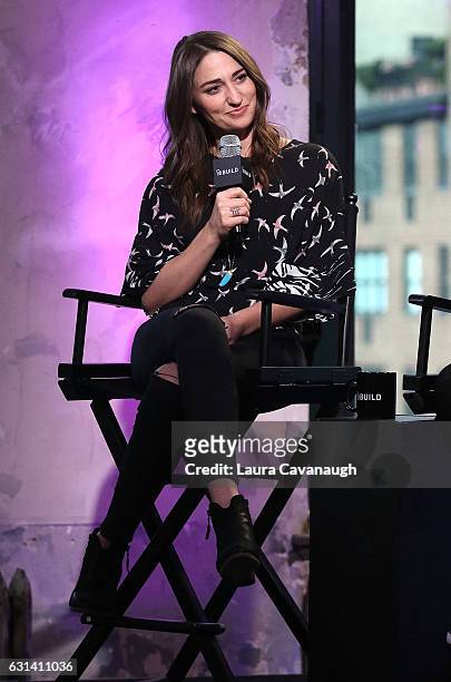 Sara Bareillles attends Build Presents to discuss "Waitress" at AOL HQ on January 10, 2017 in New York City.